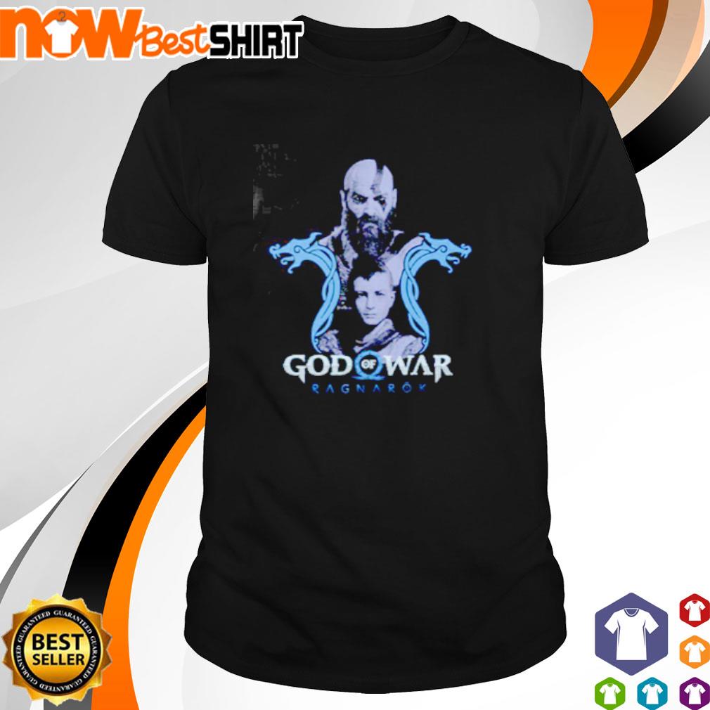 God of War Ragnarok Icon with Kratos and Atreus shirt