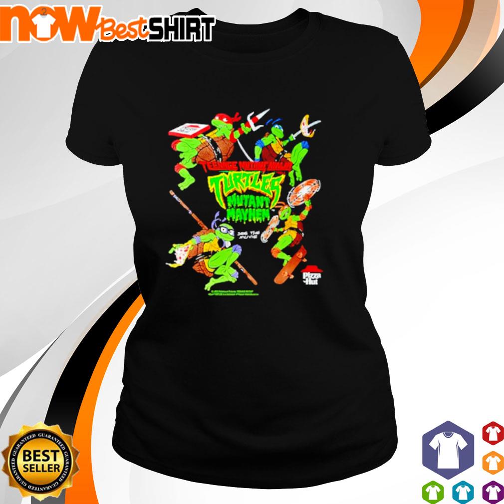 printful2 Teenage Mutant Ninja Turtles: Mutant Mayhem Pizza Kids T-Shirt Black / L