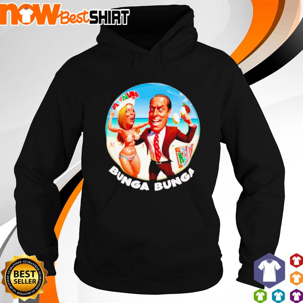 Silvio Berlusconi Bunga Bunga cartoon vintage s hoodie