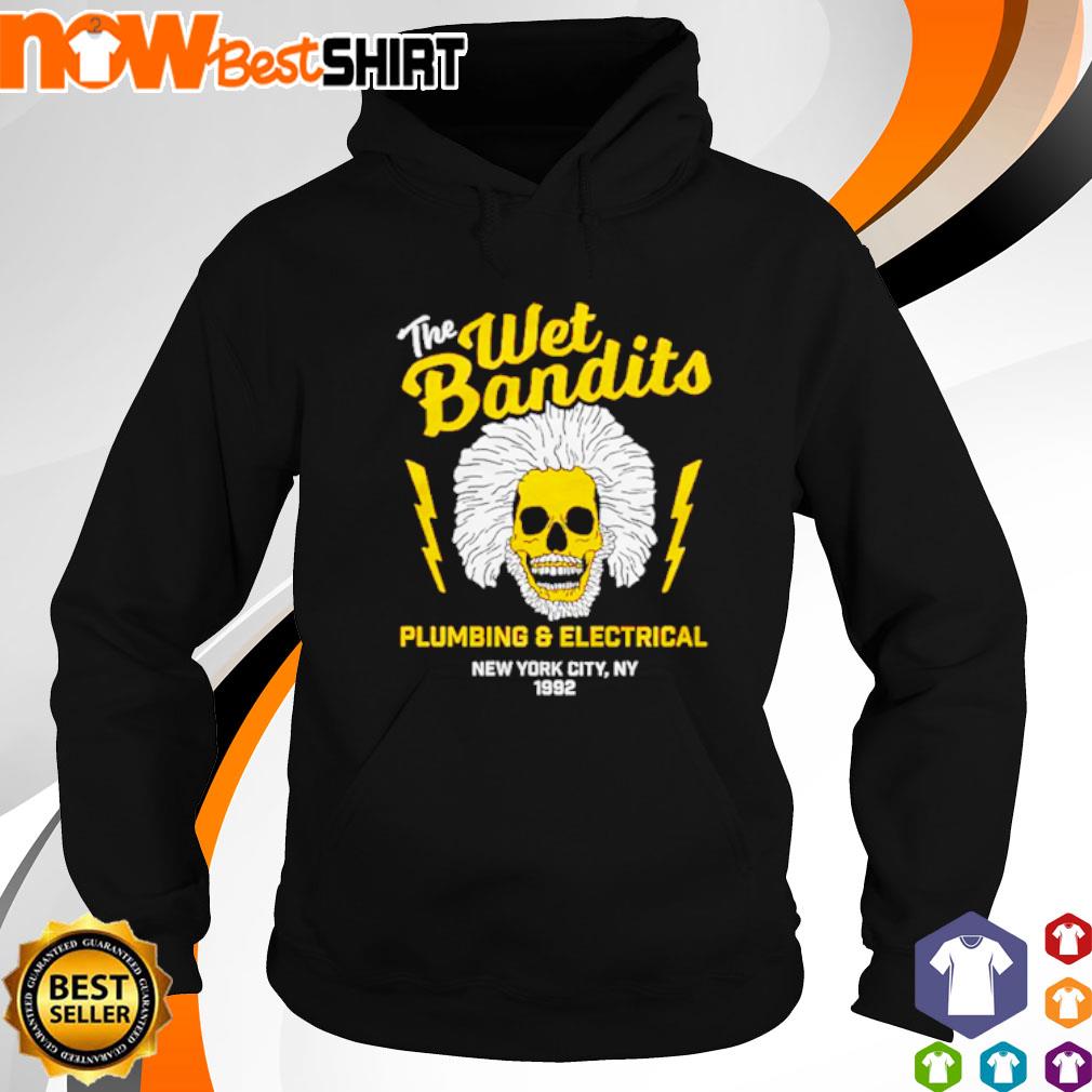 The wet bandits plumbing and electrical skull s hoodie