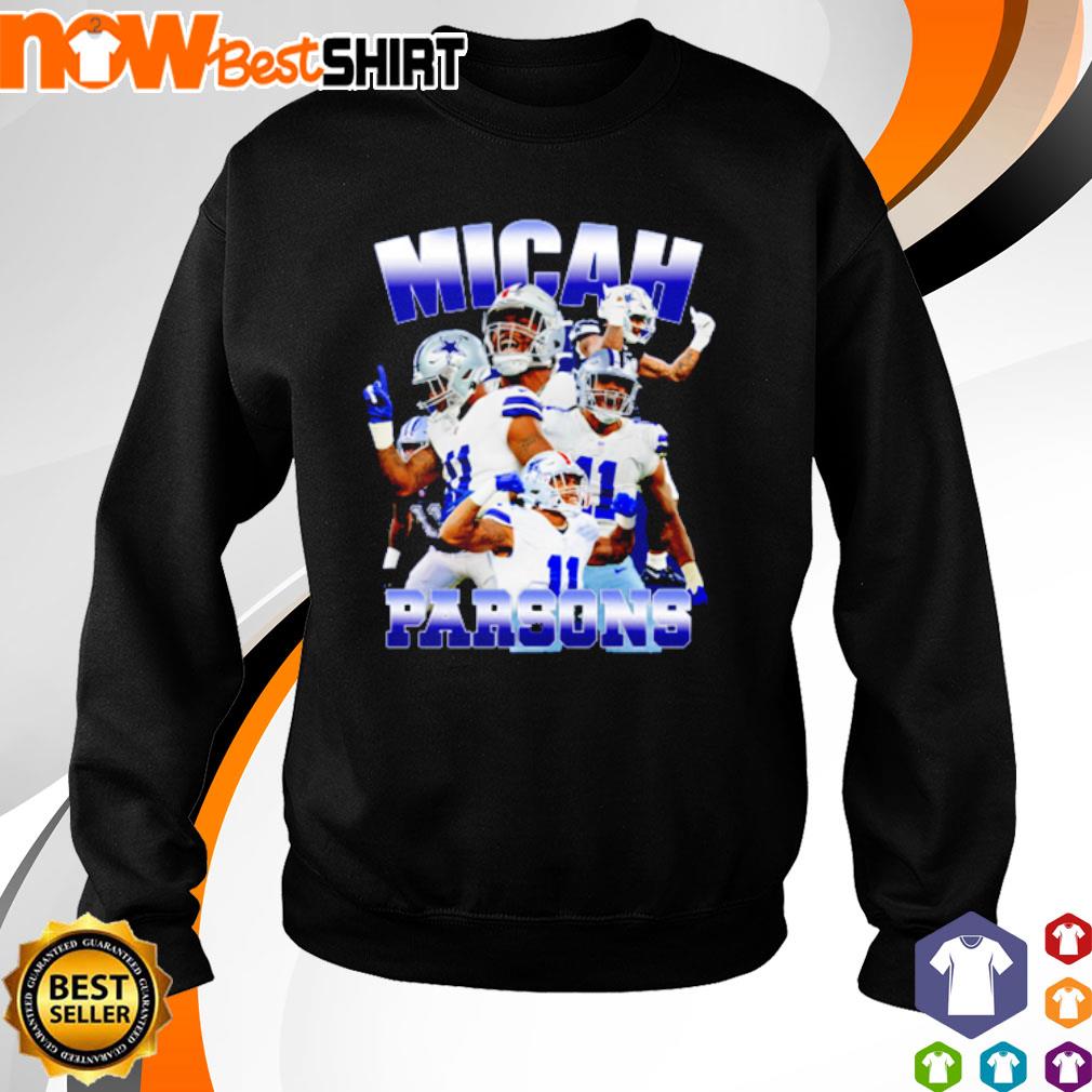 Micah Parsons Shirt Sweatshirt Hoodie Long Sleeve Short Sleeve Shirt Mens  Womens Kids Dallas Cowboys Football Shirts Nfl Shop Micah Parsons Tshirt  With Signature NEW - Laughinks