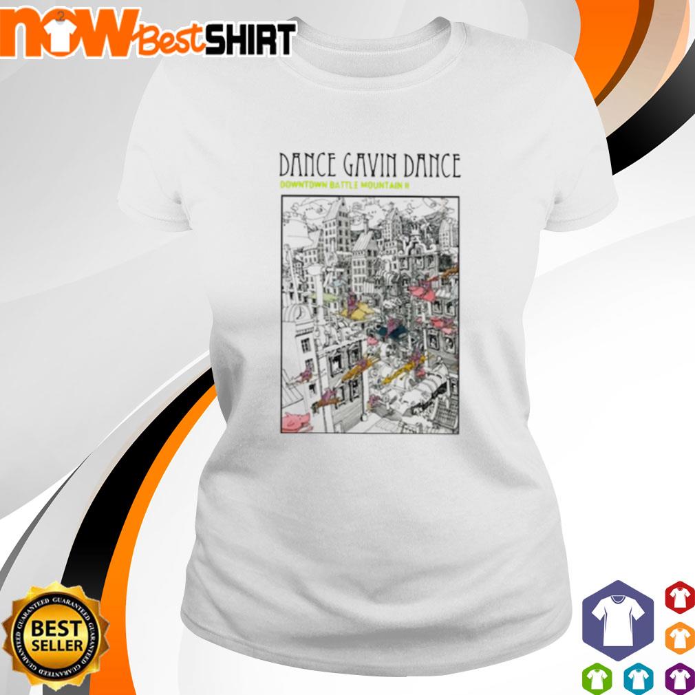 Dance gavin dance downtown battle mountain s ladies-tee