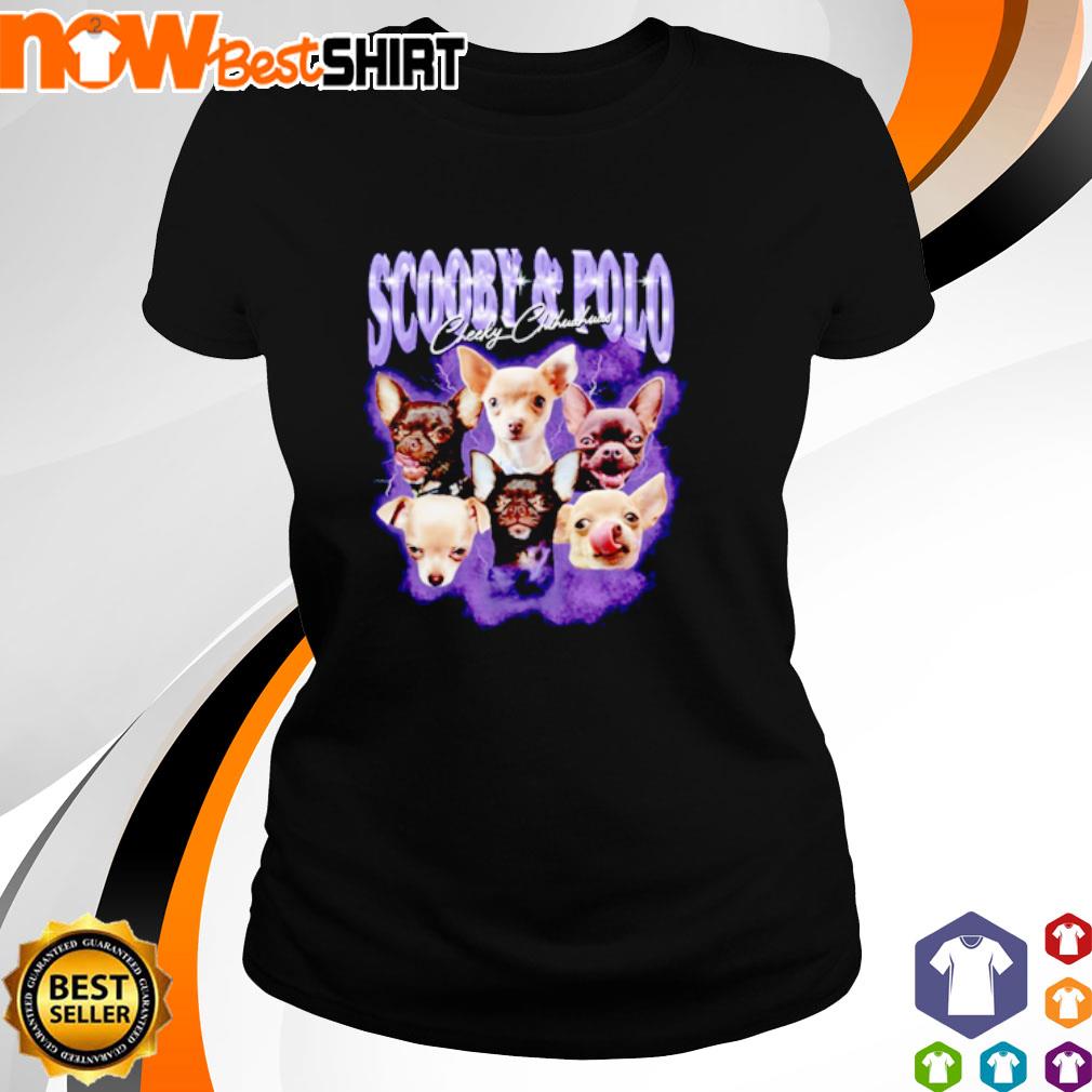 Dogs Scooby and Polo Cheeky Chihuahuas s ladies-tee
