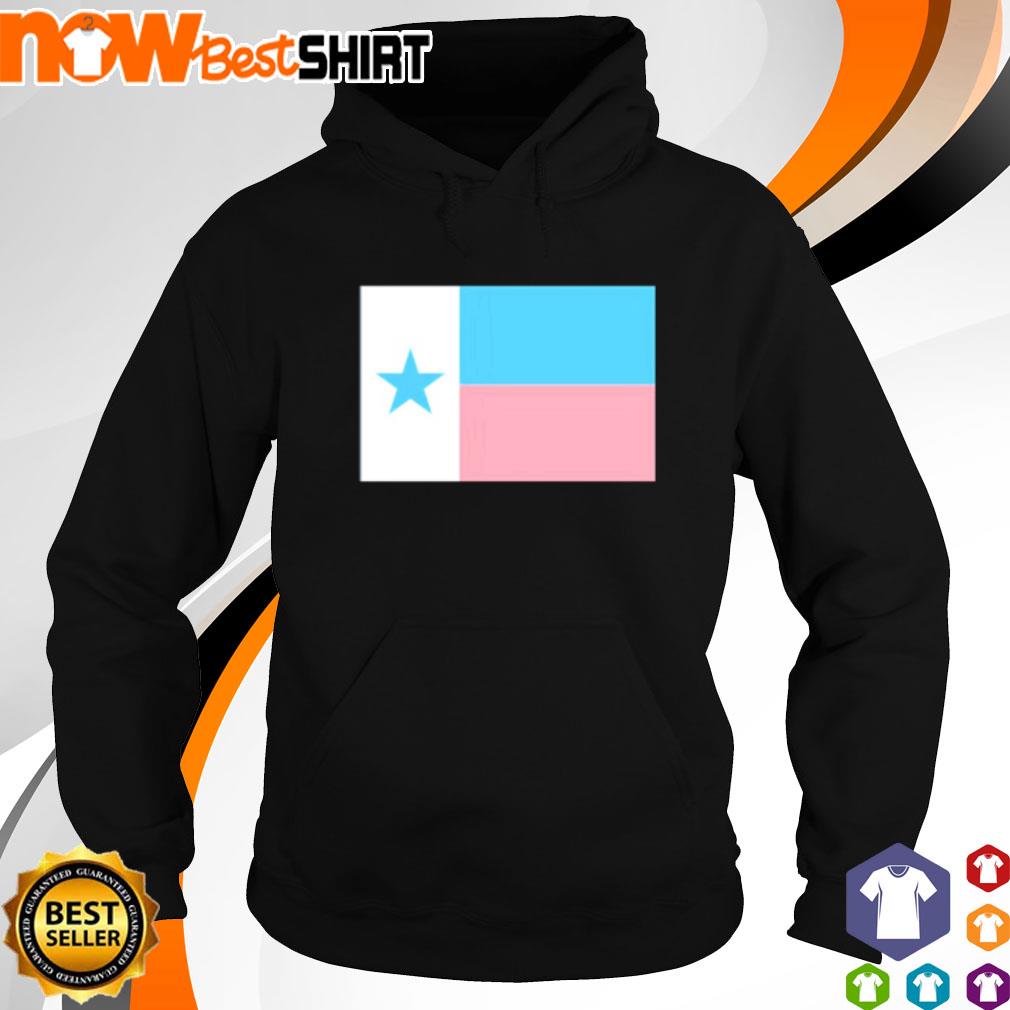 Flags Mashup Bot Texas + Trans Pride = Trans Texas Flag s hoodie