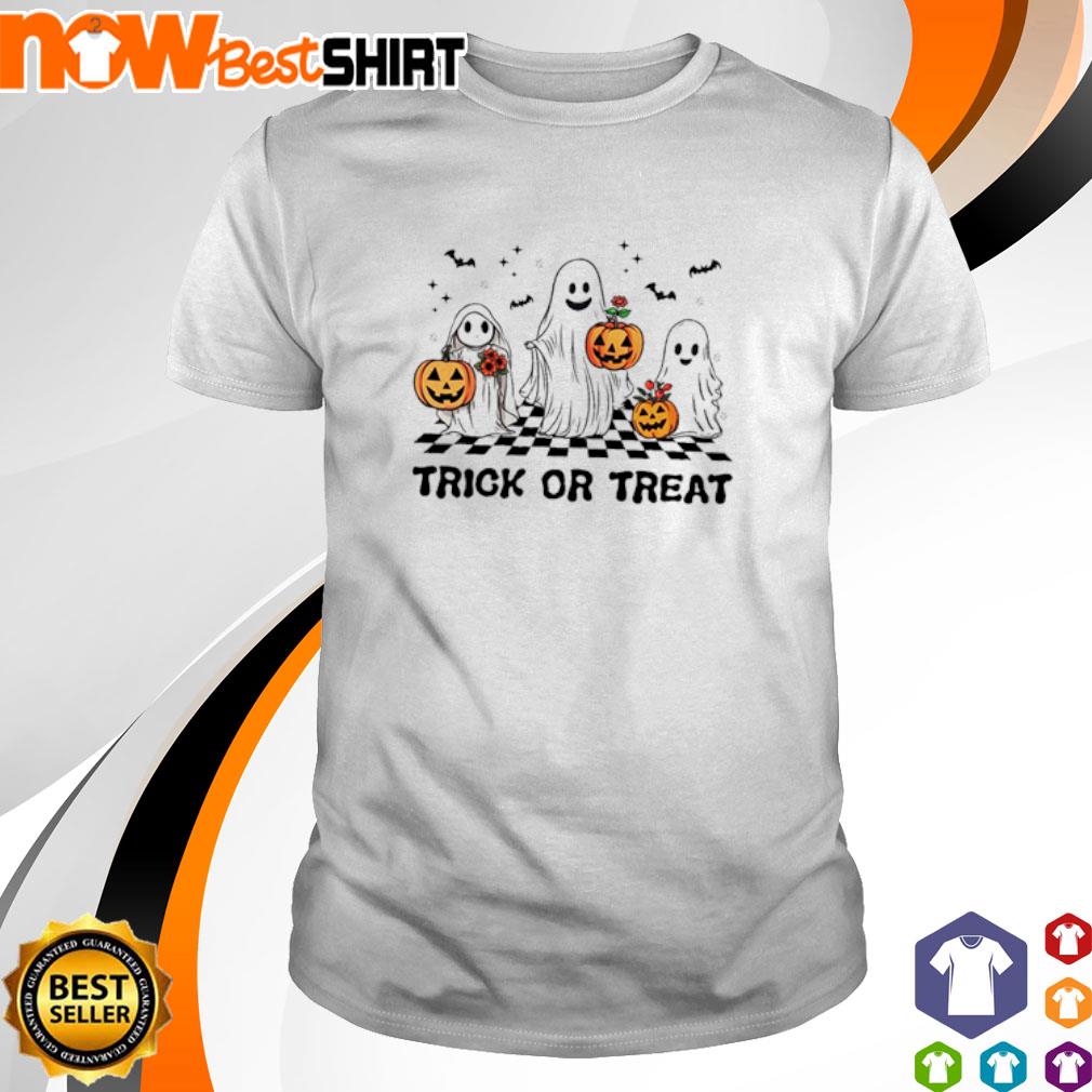 Halloween Trick or Treat Ghost Pumpkin shirt