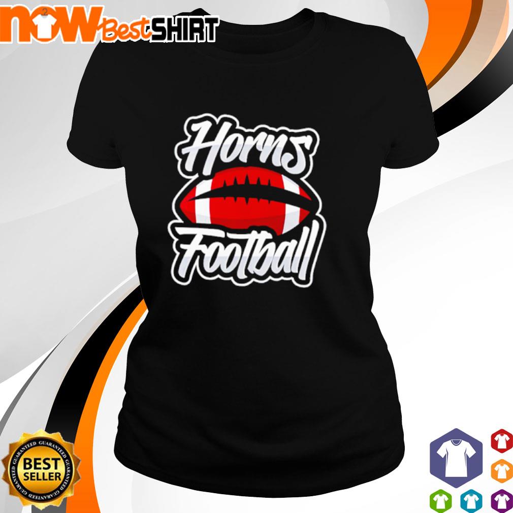 Horns Football s ladies-tee