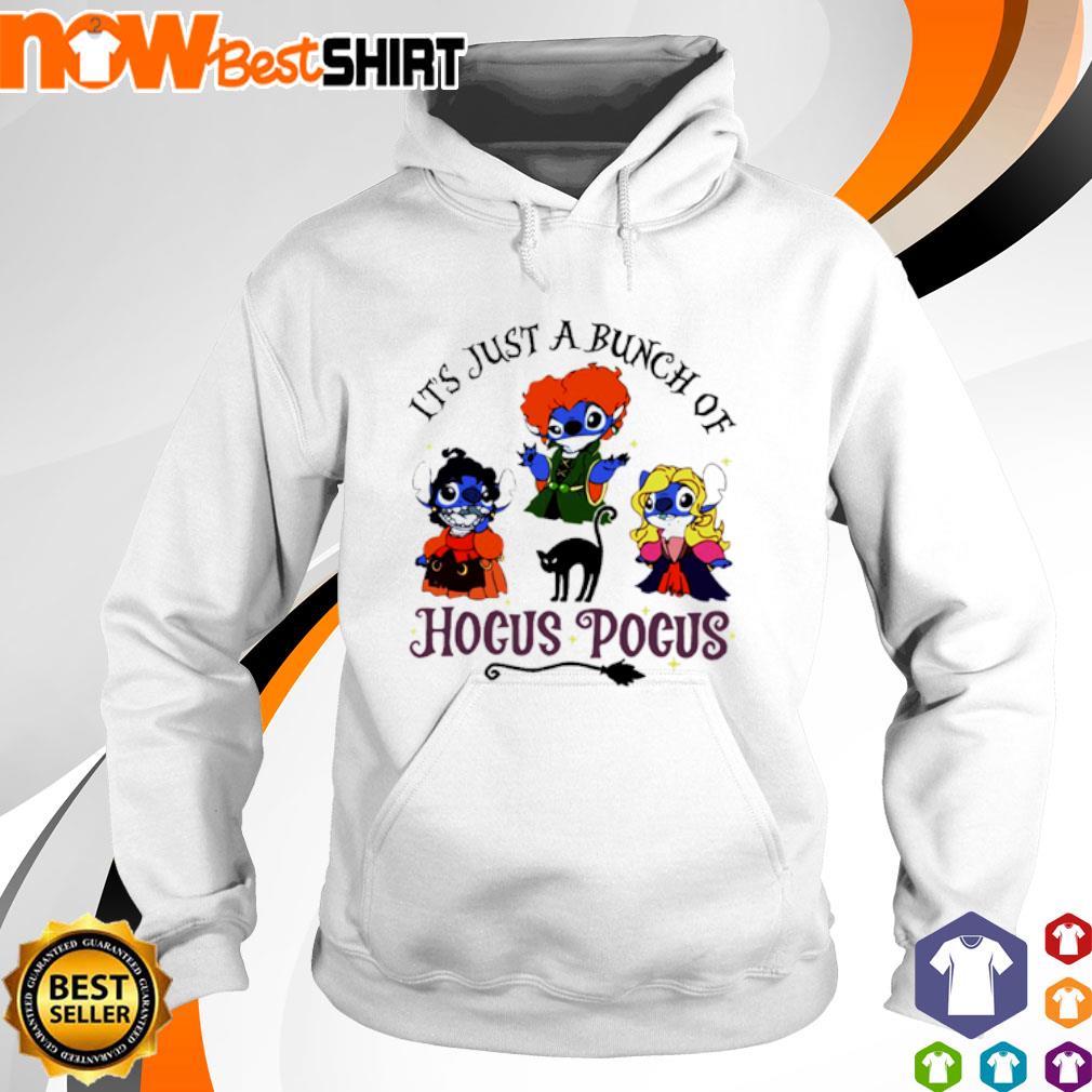 It's just a bunch of Hocus Pocus Stitch Halloween s hoodie