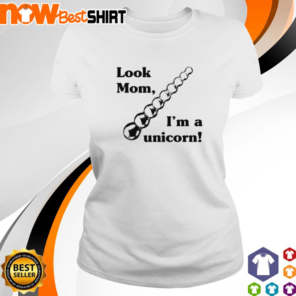 Look mom I'm a unicorn s ladies-tee