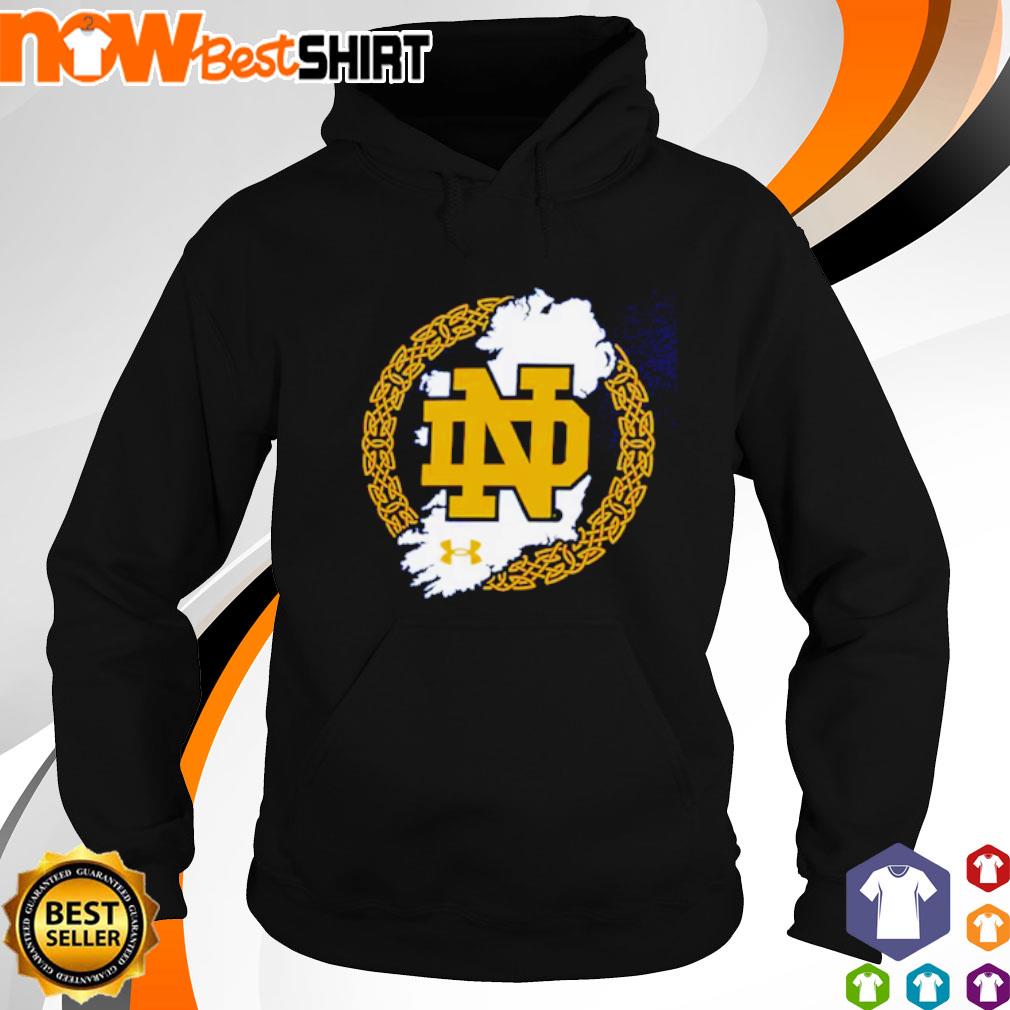 Notre Dame Fighting Irish Under Armour 2023 Aer Lingus Map s hoodie