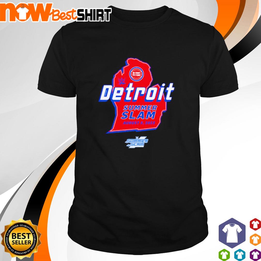 Sportiqe SummerSlam 2023 x Detroit Pistons shirt