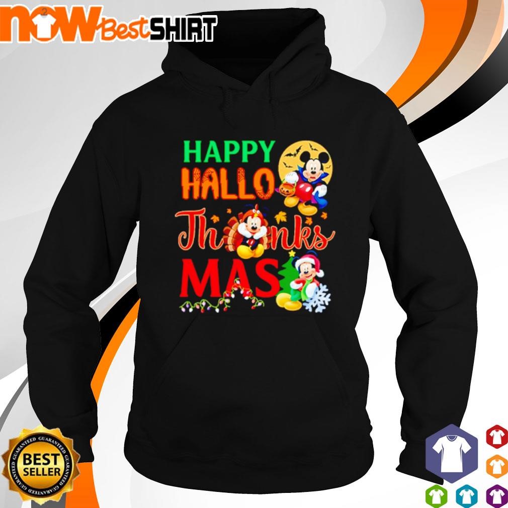 Happy HalloThanksMas Mickey Mouse shirt hoodie.jpg