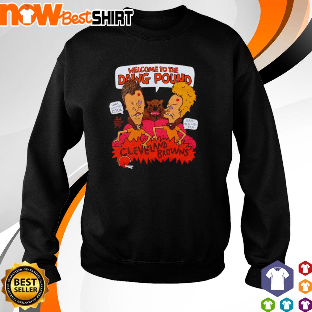 2023 Beavis And Butthead X Cleveland Browns Dawg Pound Homage Hoodie