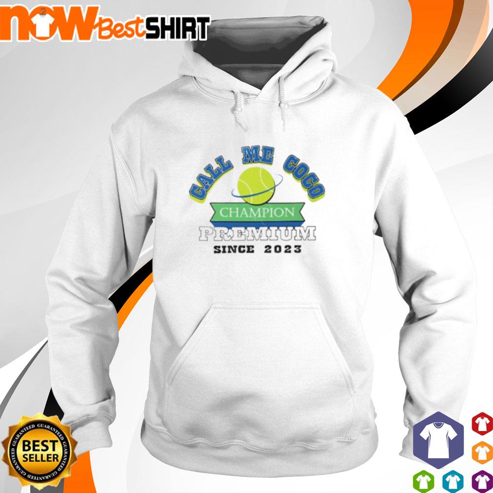 Call me coco champion premium since 2023 s hoodie