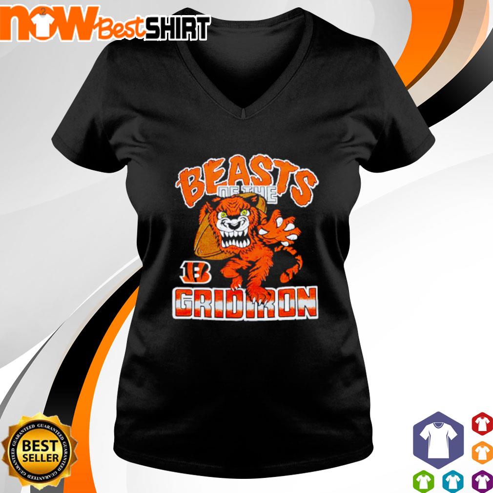 Cincinnati Bengals Beasts of the Gridiron retro NFL shirt - Limotees