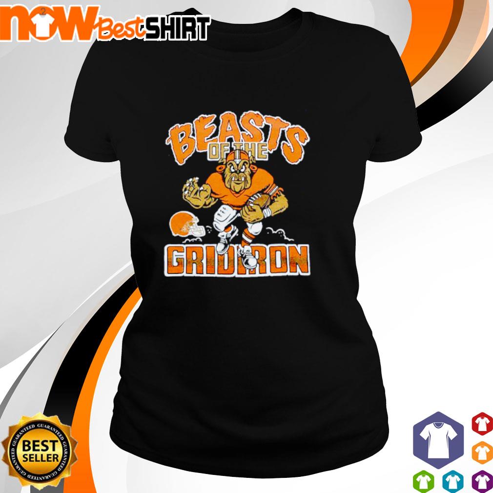 Top cleveland Browns beasts of the gridiron shirt, hoodie, sweater