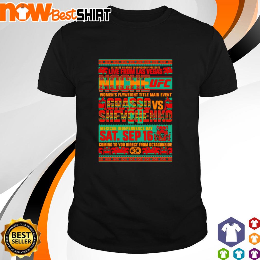 Live from Las Vegas Noche Grasso vs Shevchenko shirt