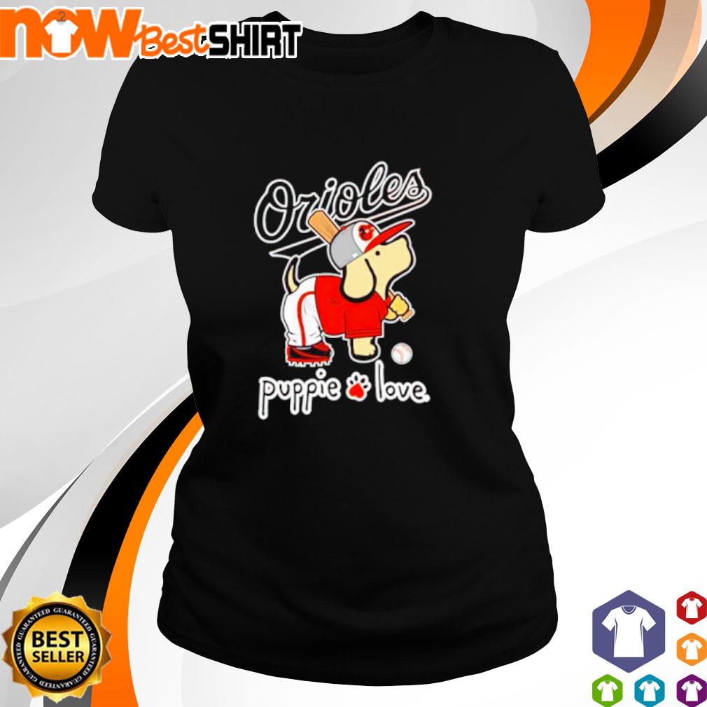 Baltimore Orioles puppie love shirt, hoodie, sweater, long sleeve and tank  top