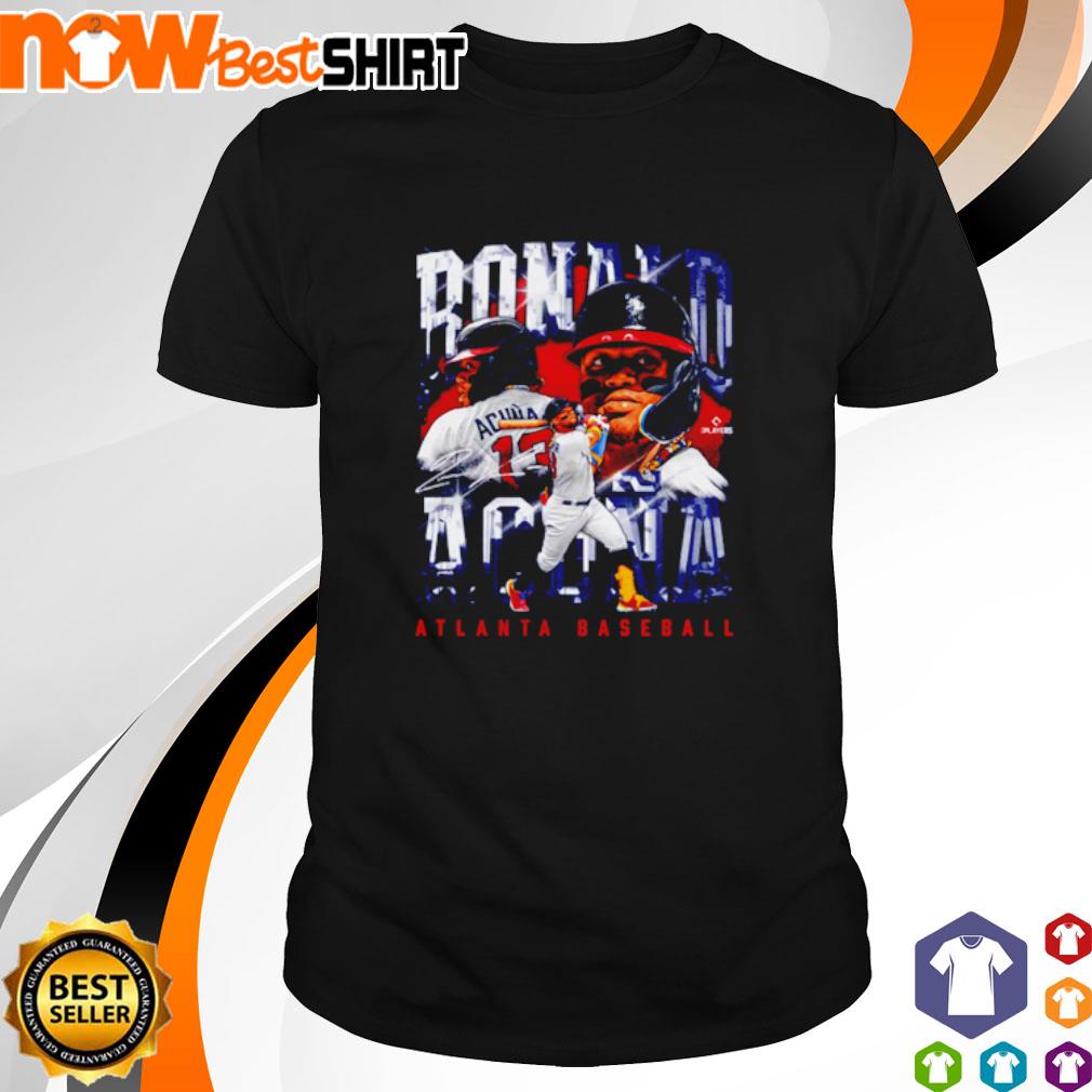 Ronald Acuña Jr. Atlanta Braves vintage signature shirt, hoodie, sweater,  long sleeve and tank top