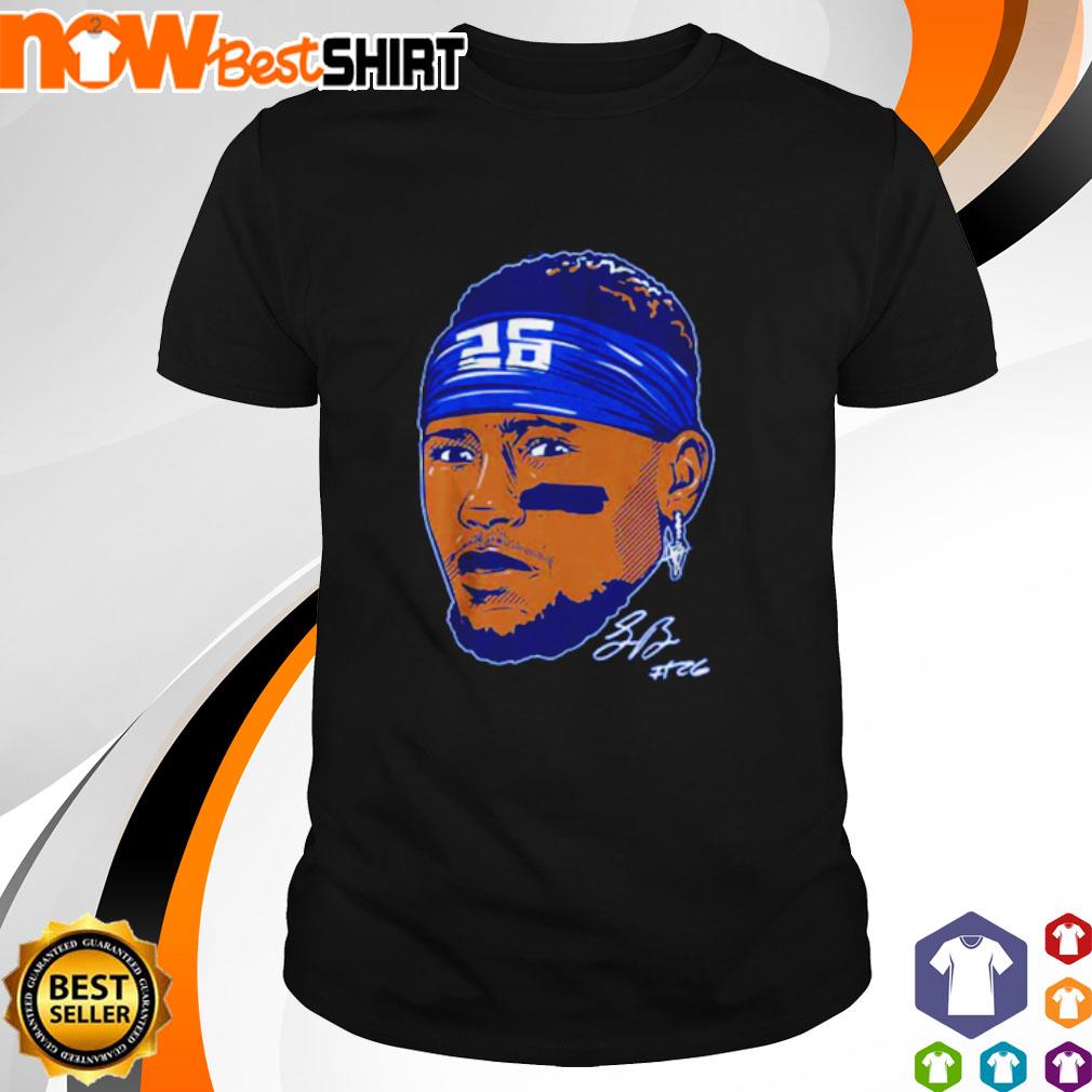 Saquon Barkley Superstar Pose signature shirt