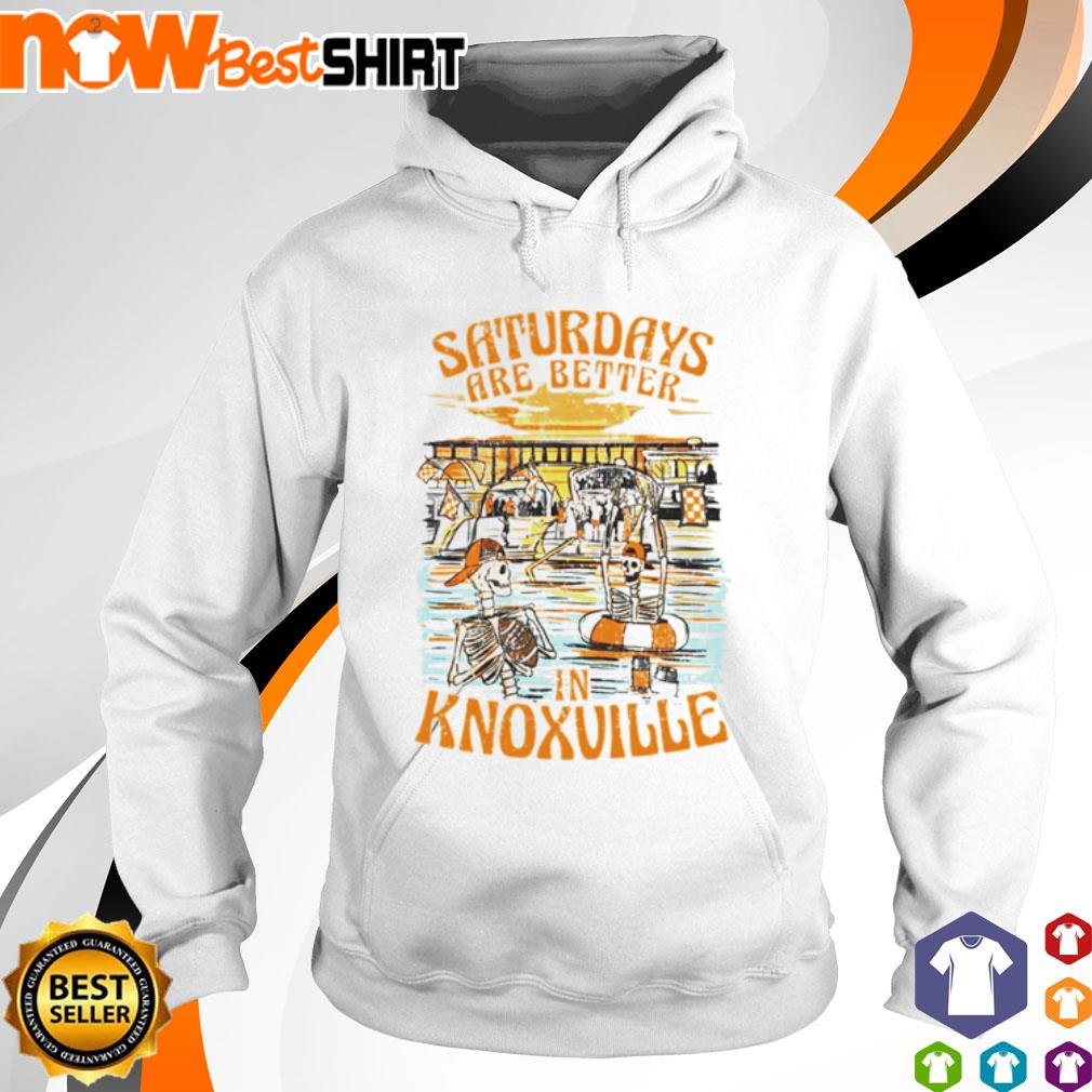 Saturdays are better in Knoxville Skeleton s hoodie