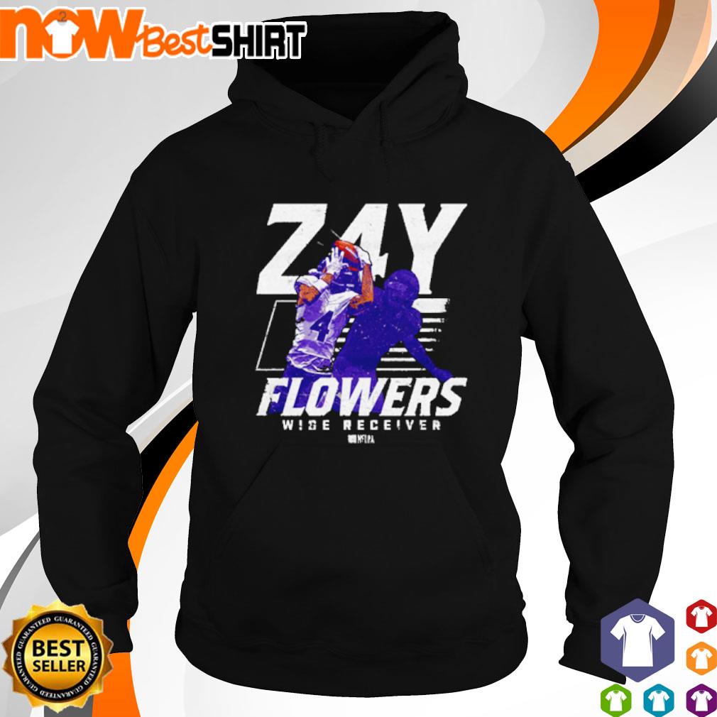 Zay Flowers Baltimore Player Name Wide Receiver s hoodie