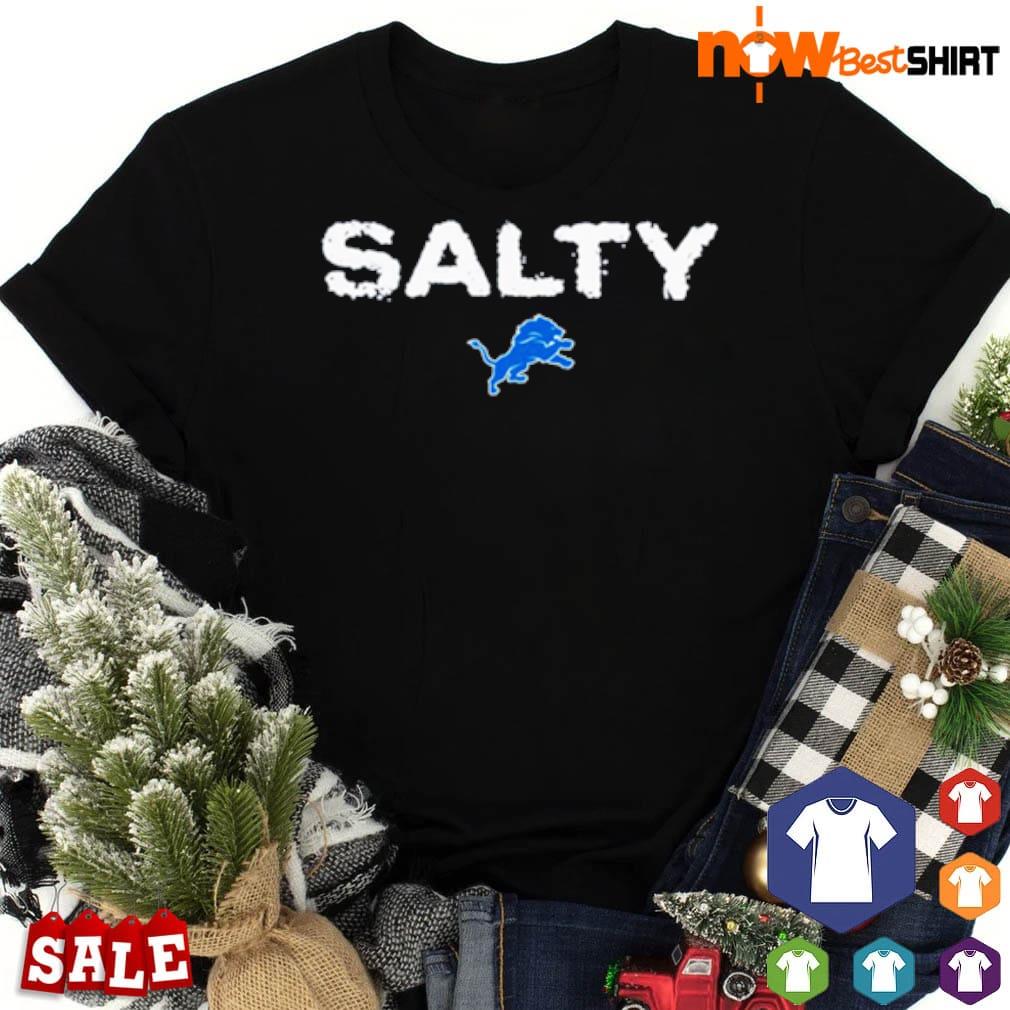 Aaron Glenn wearing Salty shirt