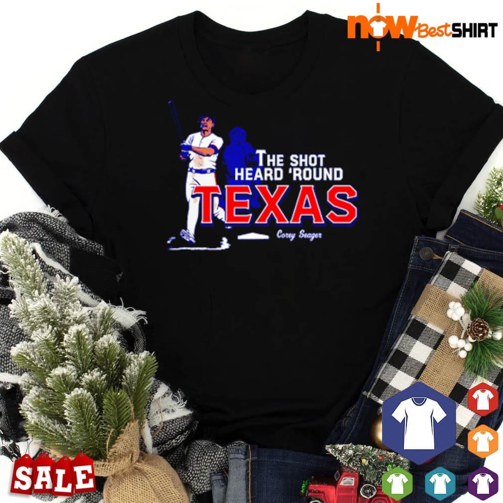 Corey Seagar the shot heard 'round Texas shirt