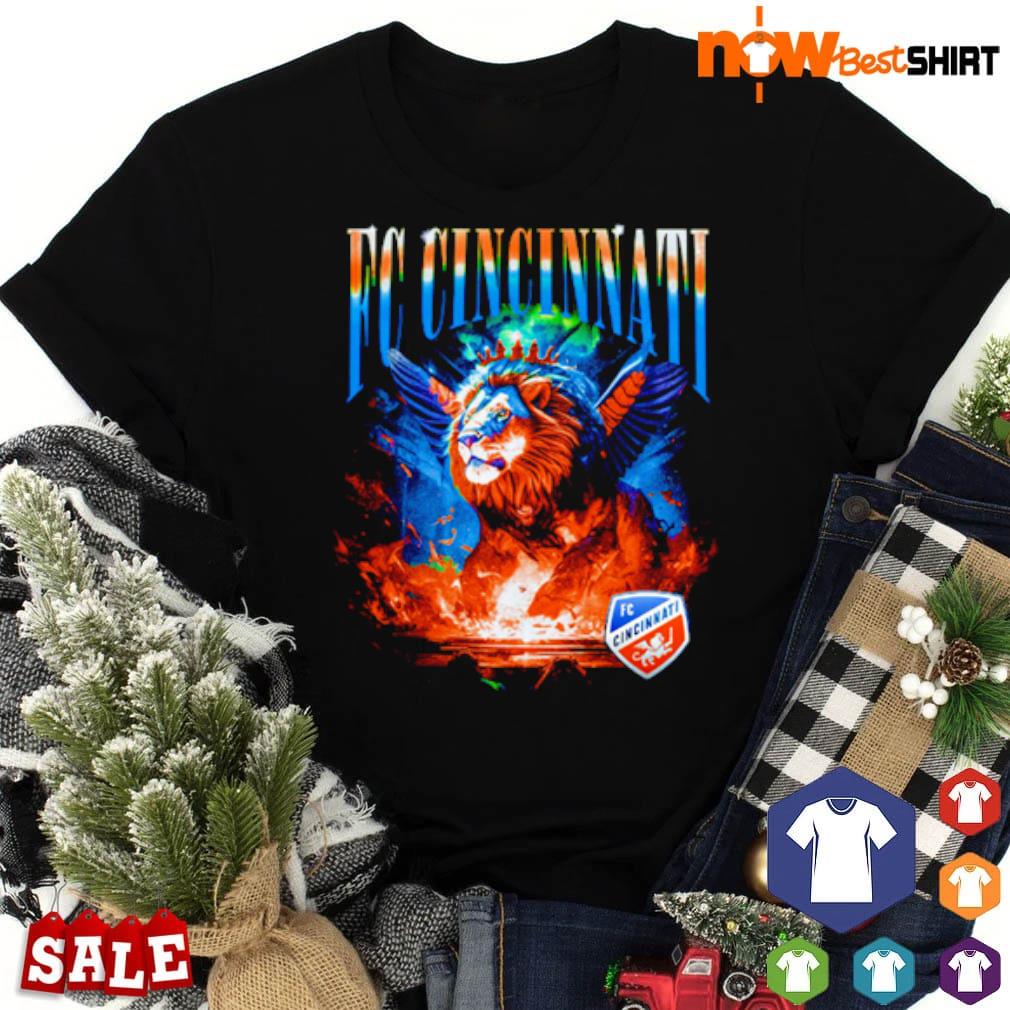 FC Cincinnati Winged Retro Lion shirt