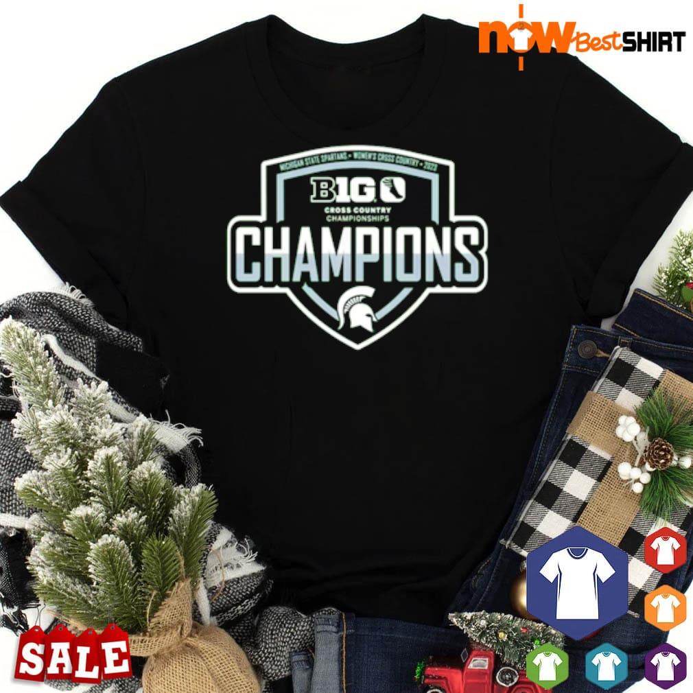 Michigan State Spartans Blue 84 2023 Big Ten Cross Country Champions shirt