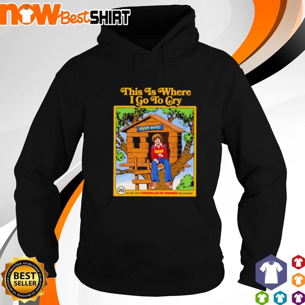 Steven Rhodes this is where I go to cry s hoodie