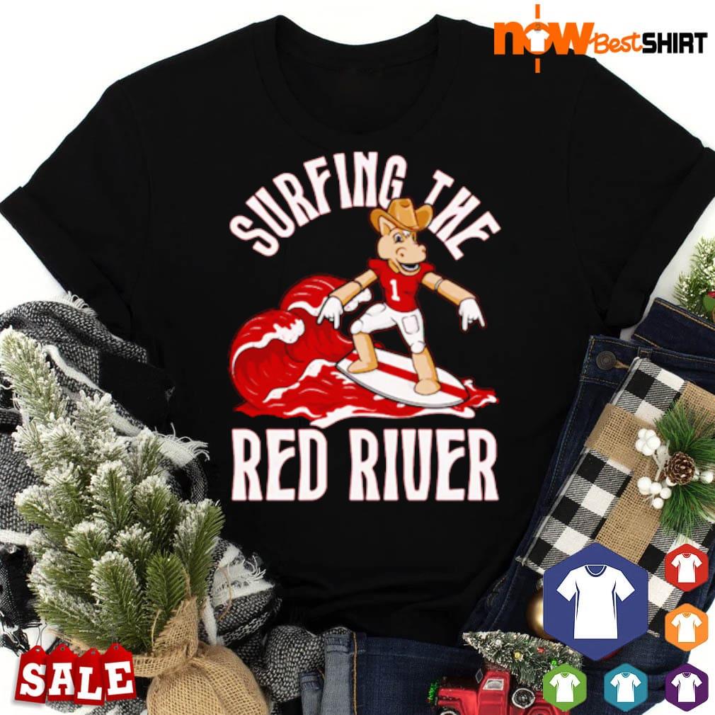 Surfing the red river shirt