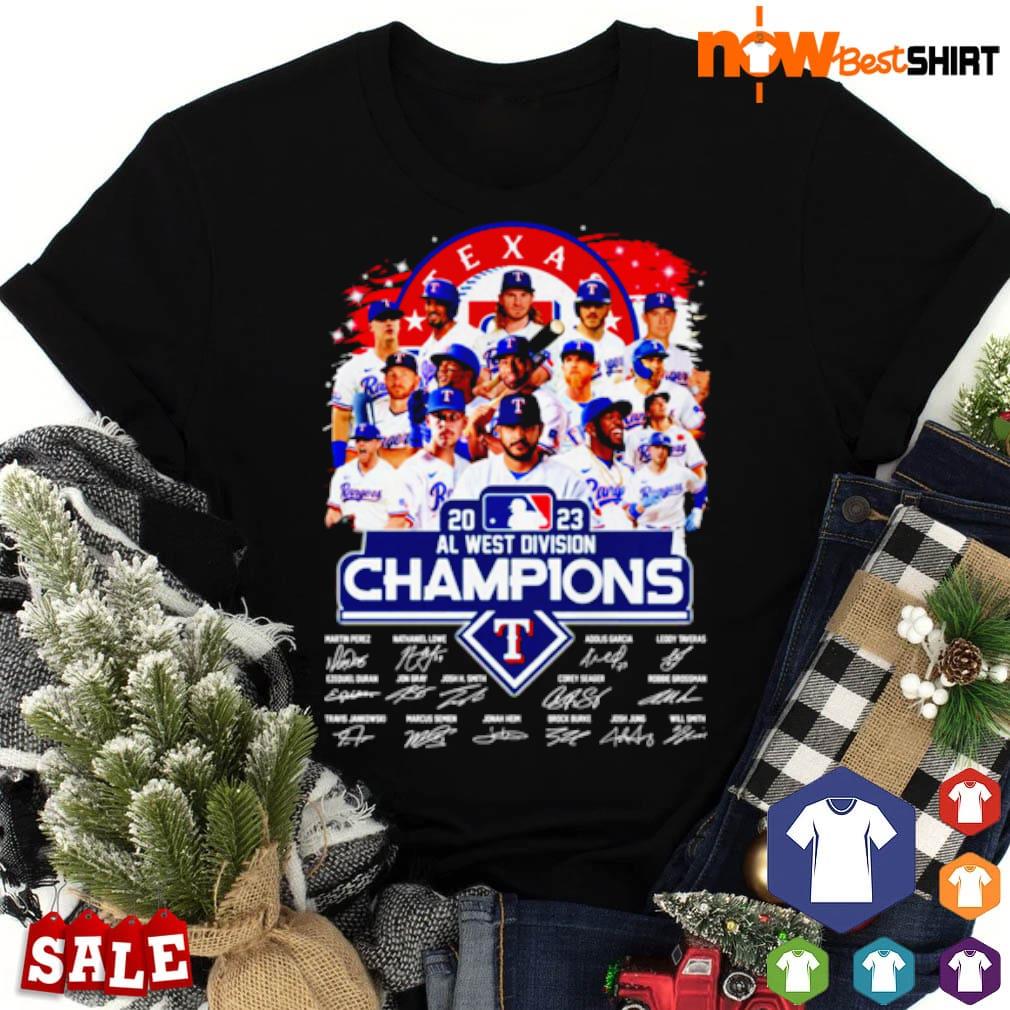 Texas Rangers Shirt Al West Division Champions 8x Champs 2023 -  High-Quality Printed Brand