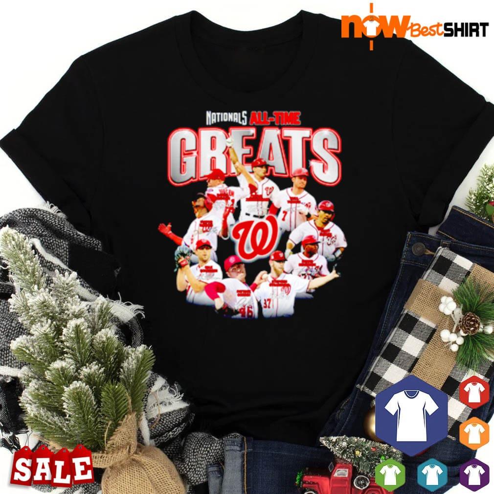 Washington Nationals The First Time In 95 Years Signatures T-Shirt