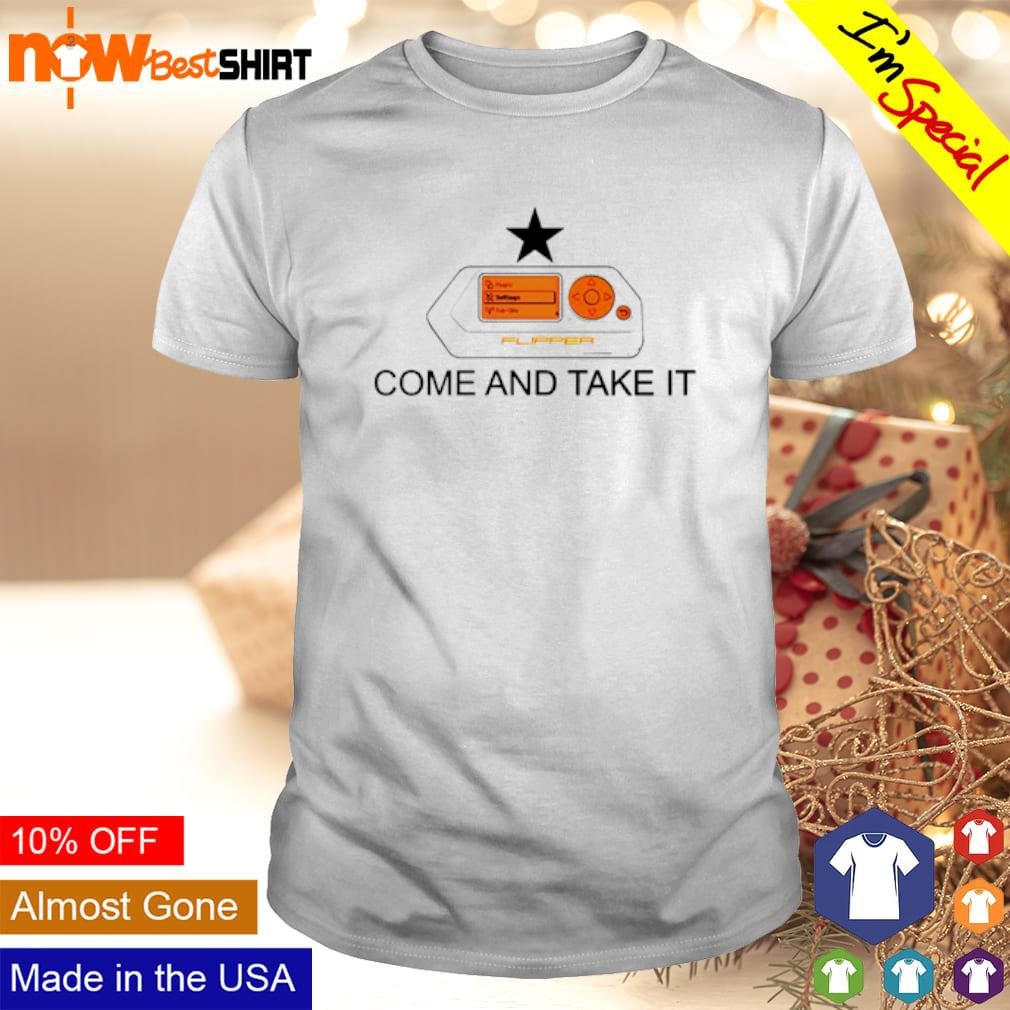 Flipper come and take it shirt