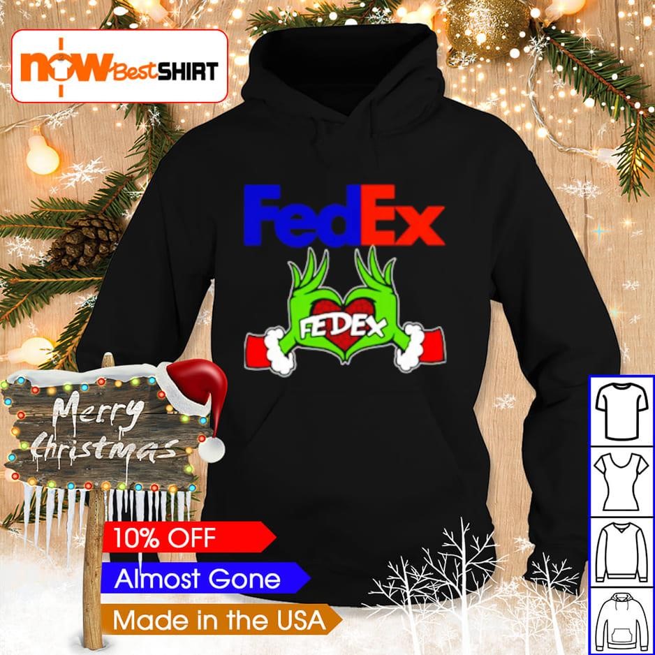Grinch love FedEx shirt hoodie