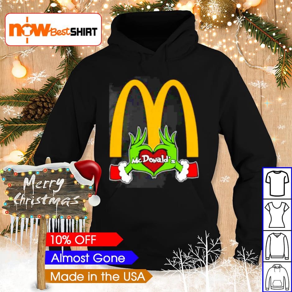 Grinch love McDonald's shirt hoodie