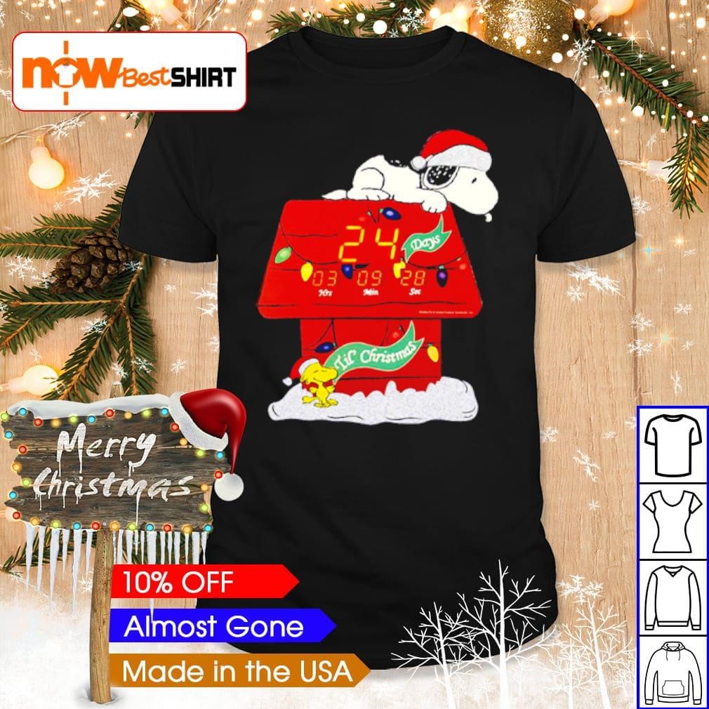 Snoopy and Woodstock til' Christmas days shirt