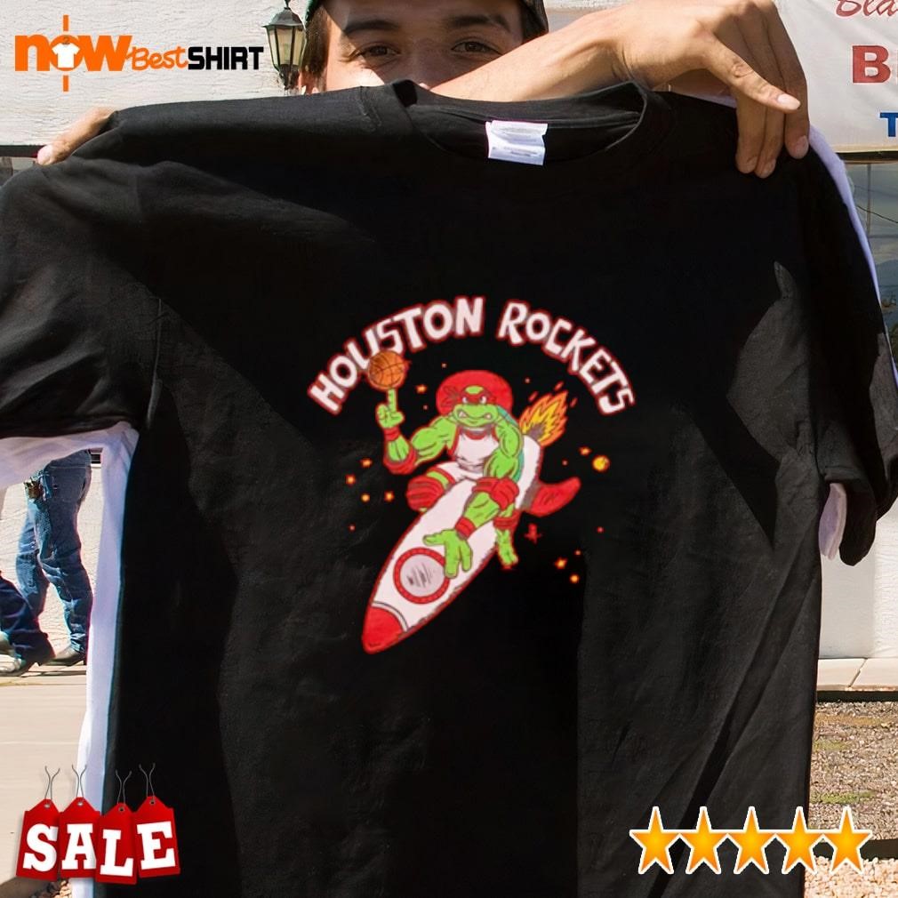 Ninja Turtle Raphael x Houston Rockets shirt