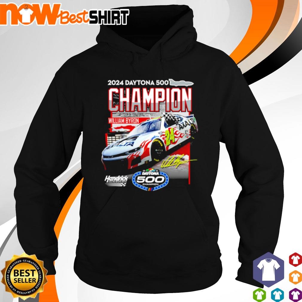 2024 Daytona 500 Champions William Byron signature shirt hoodie