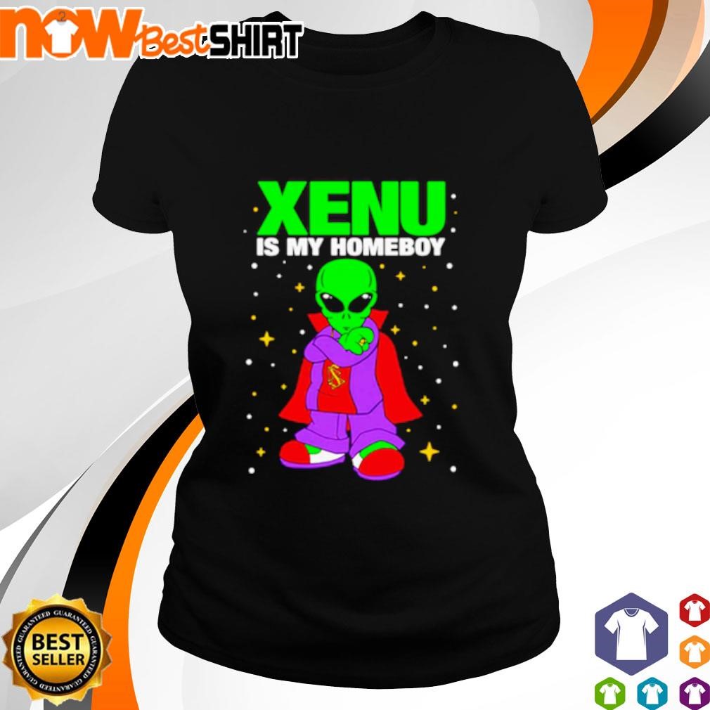 Xenu is my homie Alien shirt ladies-tee