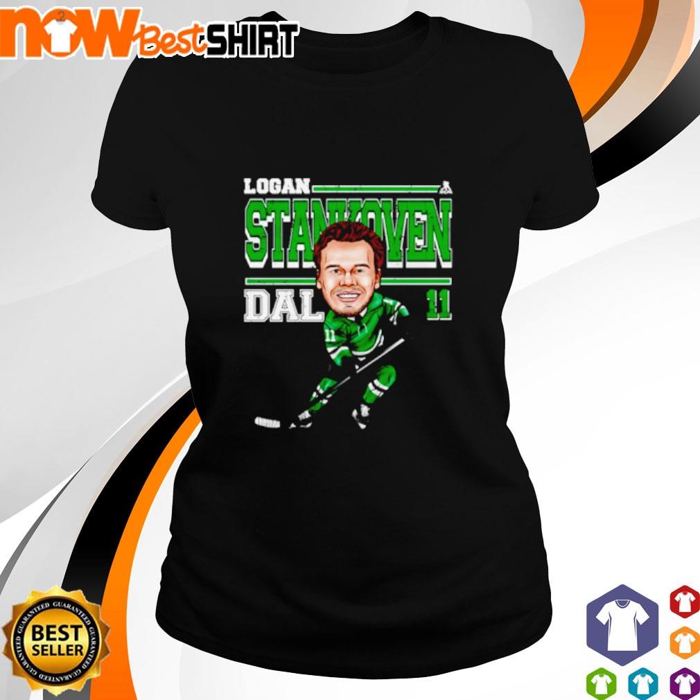 Dallas Stars Logan Stankoven Hockey ladies-tee