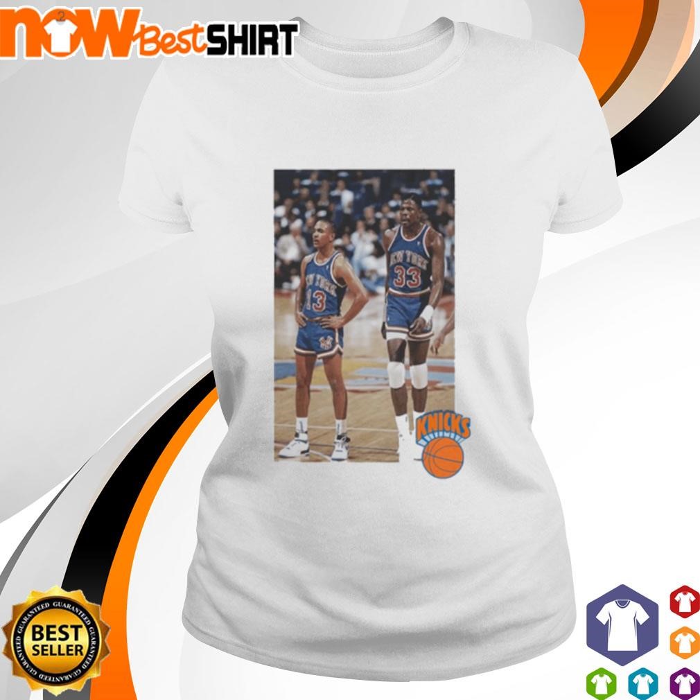 Mark Jackson and Patrick Ewing Photo ladies-tee