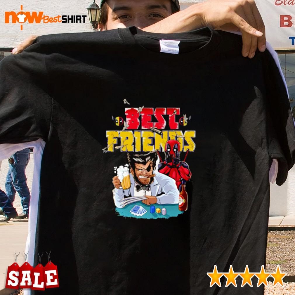 Best Friends Deadpool and Wolverine shirt