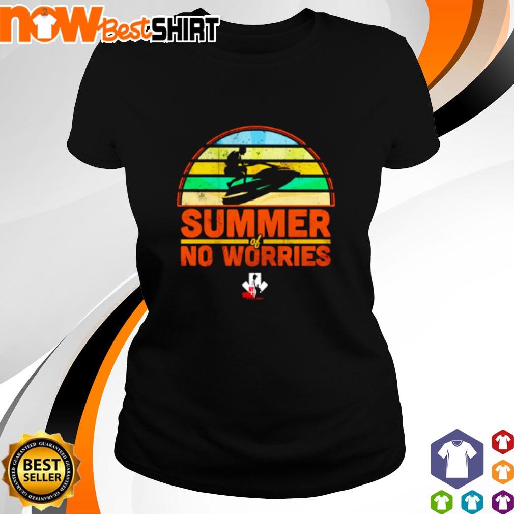 My World with Jeff Jarrett Summer of No Worries ladies-tee