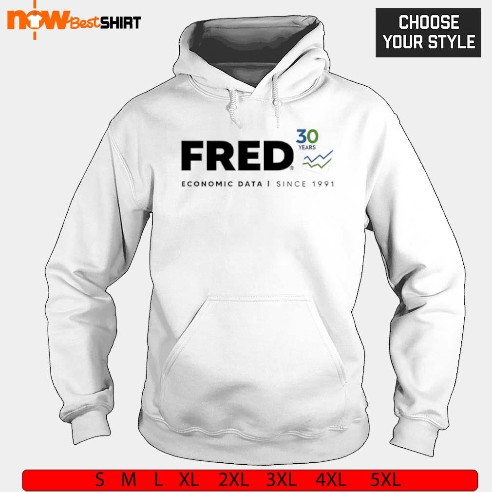 Fred Economic Data since 1991 hoodie