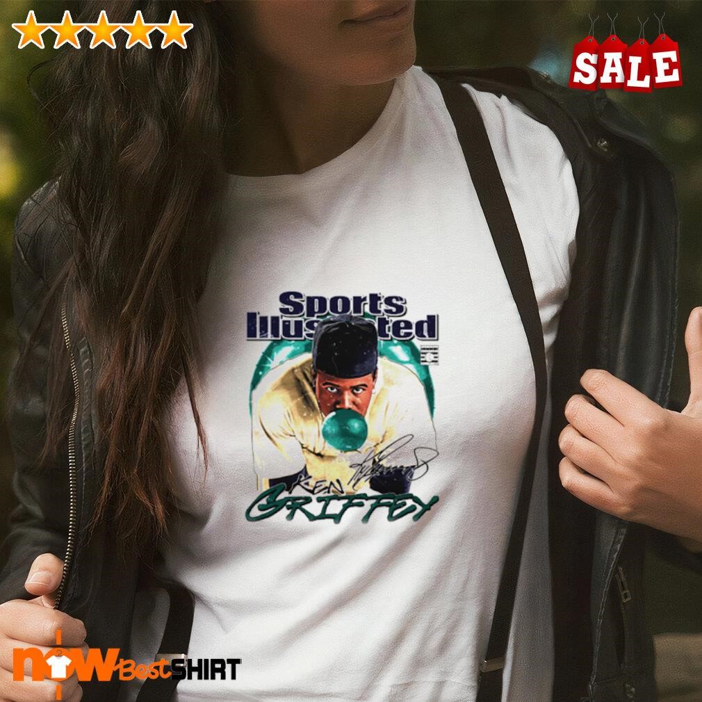 Ken Griffey Jr. Sports Illustrated and Seattle Bubblegum shirt