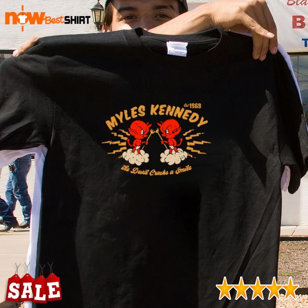 Myles Kennedy the devil cracks a smile shirt