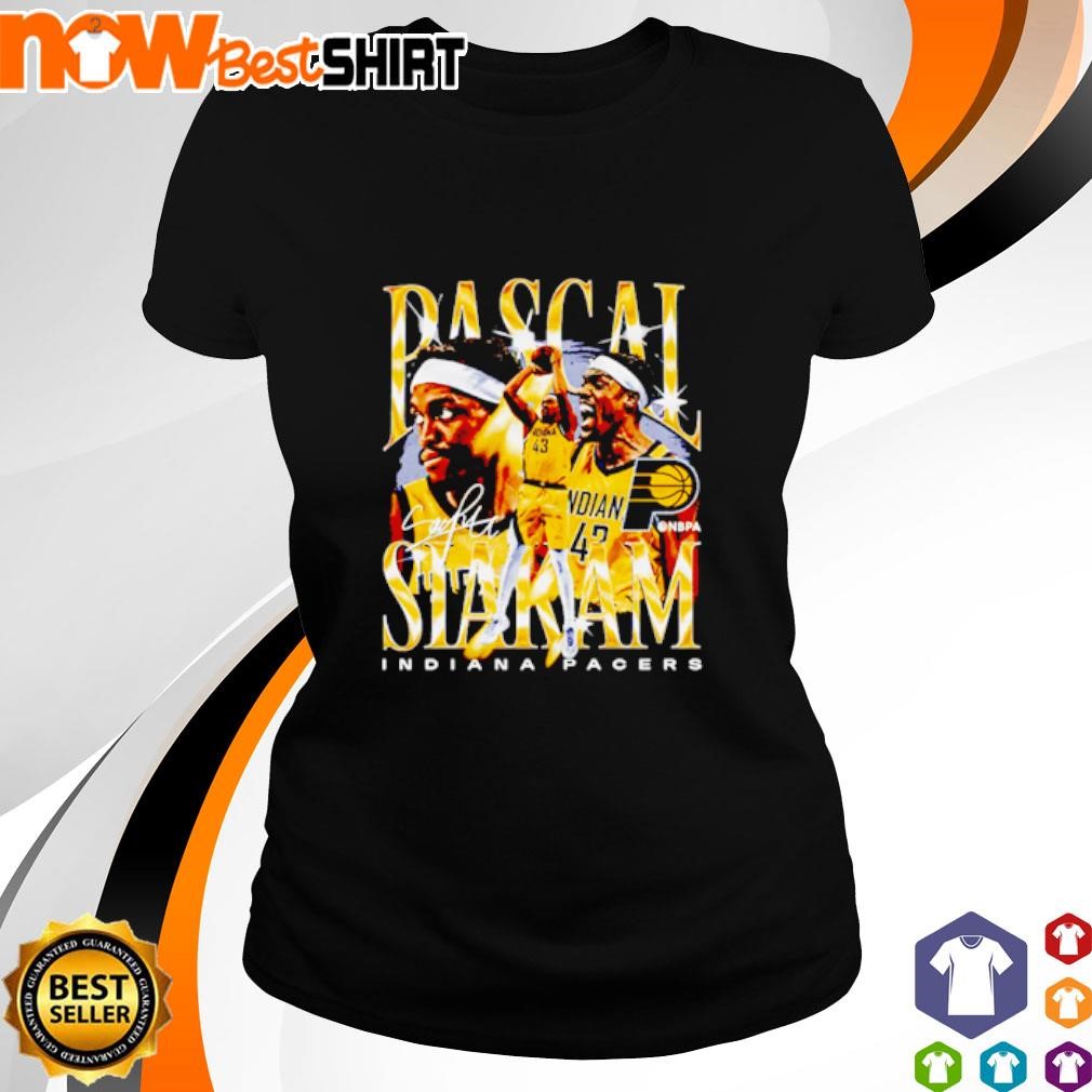 Pascal Siakam Indiana Pacers NBPA signature ladies-tee