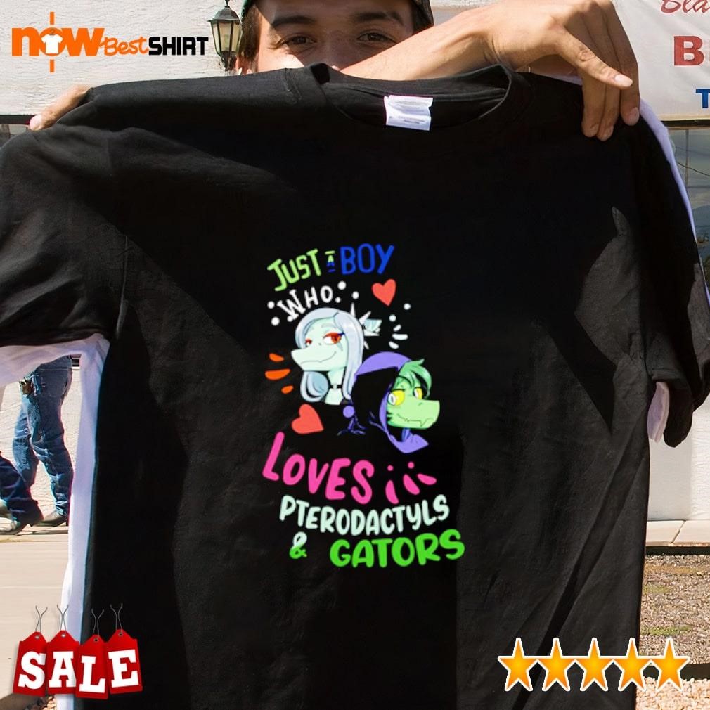 Pterodactyls and Gators just a boy who loves shirt