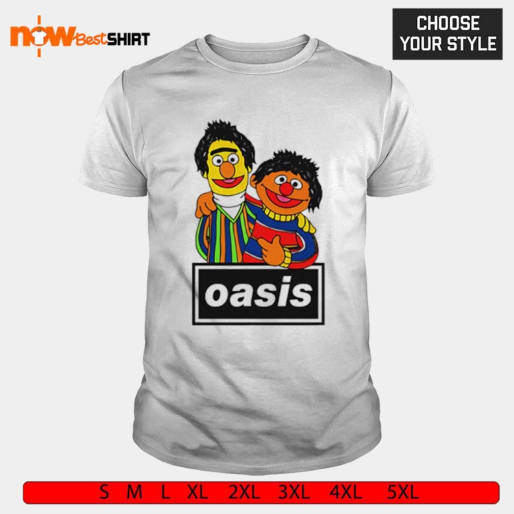 Oasis Bert and Ernie shirt